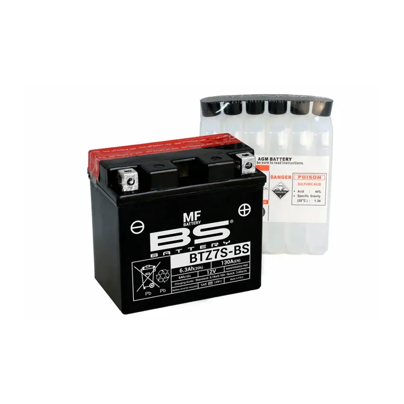 BSBAT BATTERY BTZ7S-BS MF W/ ACID