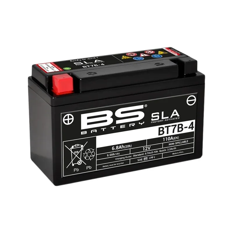 cafe 4 racer - BSBAT BATTERY BT7B-4 FA - BS Battery AGM Batteries 3661451001410