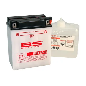 cafe 4 racer - BSBAT BATTERY B60-N24AL-B CONV W/ ACID - BS Battery Lead-Acid Batteries 3661453105505