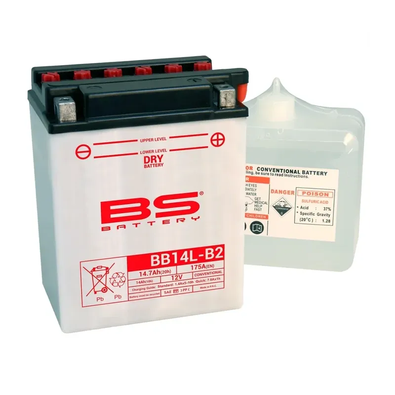 cafe 4 racer - BSBAT BATÉRIA BB14L-B2 CONV W/ ACID - BS Battery Olovené Batérie 3661451003353