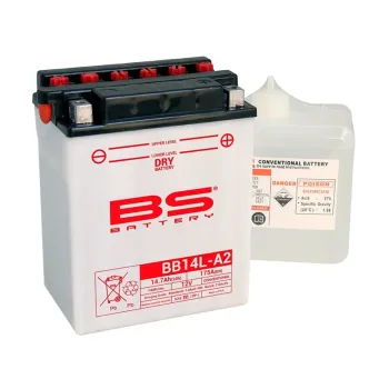 BSBAT BATTERY BB14L-A2 CONV W/ ACID