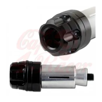 cafe 4 racer - Handlebar weights "MAGIC" black - HS MOTO Germany Bar Ends 4251352608789