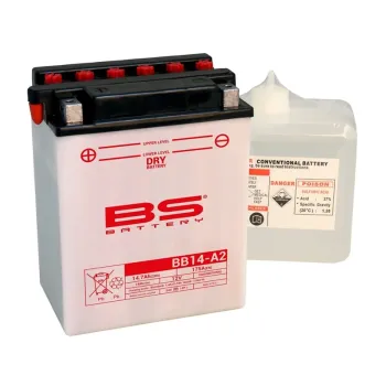 cafe 4 racer - BATERIE YUASA YB4L-B CONV W/O ACID - YUASA  Olověné akumulátory 4054783163489