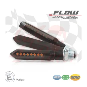 cafe 4 racer - SMD smerovky "FLOW" - HS MOTO Germany Sequenčné plávajúce  LED smerovky 4251352635532