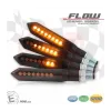 cafe 4 racer - SMD smerovky "FLOW" - HS MOTO Germany Sequenčné plávajúce  LED smerovky 4251352635532