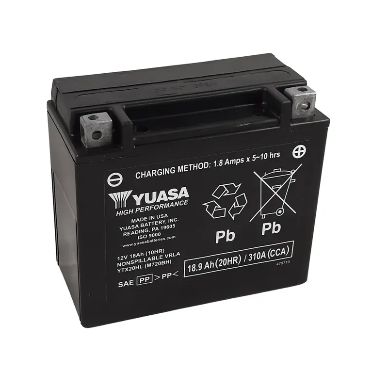 cafe 4 racer - YUASA BATTERY YTX20HL FA - YUASA  AGM Batteries 048493721231