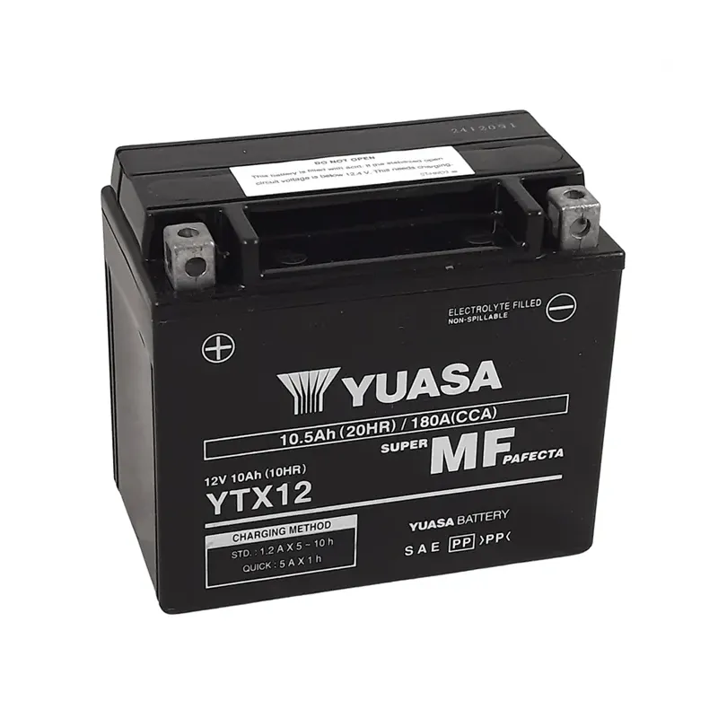 cafe 4 racer - BATERIE YUASA YTX12 FA - YUASA  AGM Baterie 5050694044687