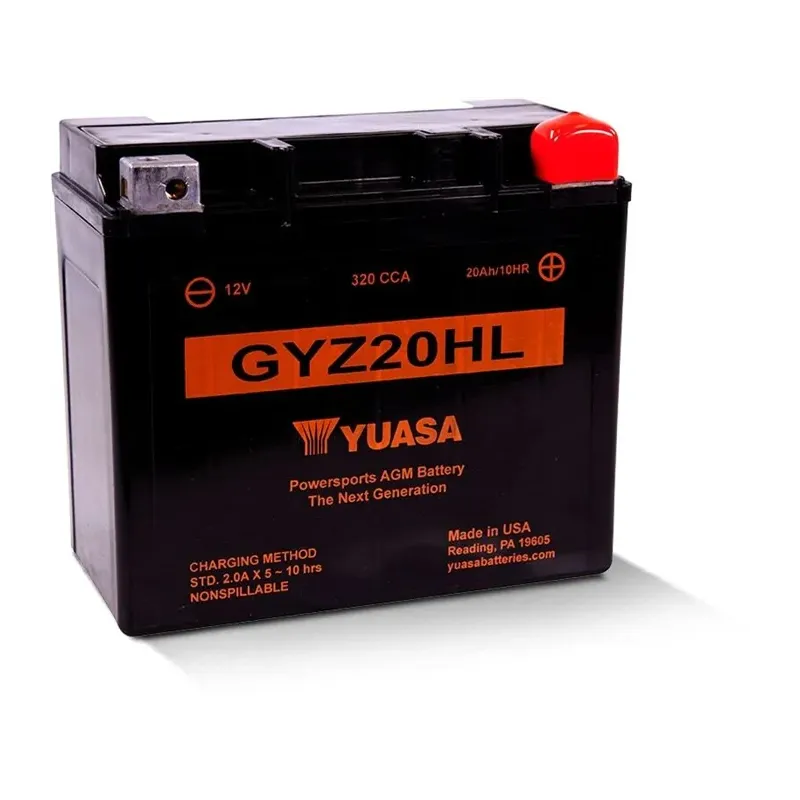 cafe 4 racer - YUASA BATTERY GYZ20HL FA - YUASA  AGM Batteries 048493728247