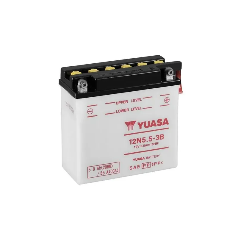 cafe 4 racer - YUASA BATTERY 12N5-3B CONV W/O ACID - YUASA  Lead-Acid Batteries 4054783163434