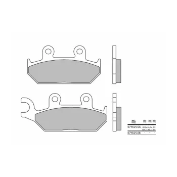 cafe 4 racer - SFAC321 EBC Scooter Carbon-Brake pads - EBC Brake pads / shoes 5050953631412