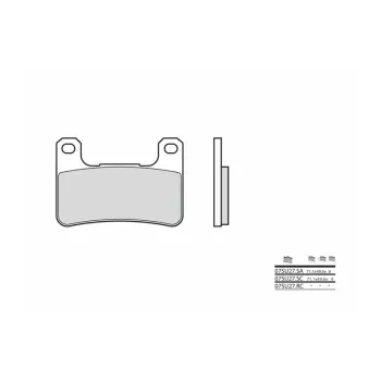 cafe 4 racer - Ferodo FDB2251ST Brake Pads Sintered ST – HD Softail/Dyna 08-17 R - FERODO Brake pads / shoes 
