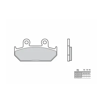 cafe 4 racer - CLBRA BRAKE PADS 1187XBK5 SINTER METAL - CL BRAKES Brake pads / shoes 841754012693