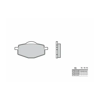 cafe 4 racer - CLBRA BRAKE PADS 2306S4 SINTER METAL - CL BRAKES Brake pads / shoes 841754008856