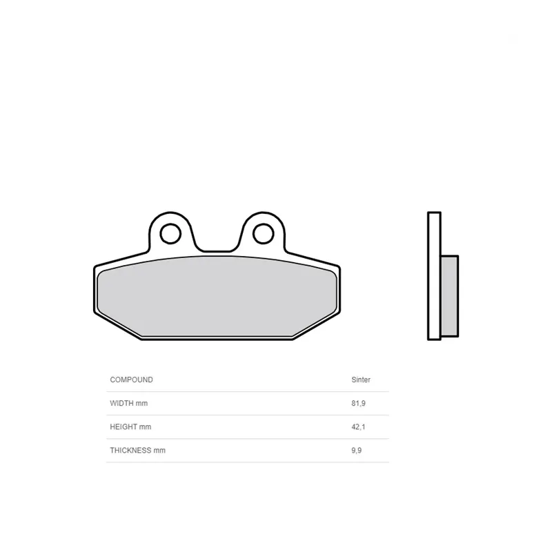 BREMB BRAKE PADS C.CERAMIC 07HD23SP