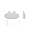 BREMB BRAKE PADS C.CERAMIC 07HD23SP