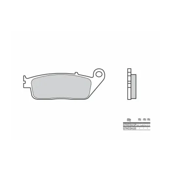 BREMB BRAKE PADS 07HO3405 ORGANIC