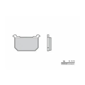 cafe 4 racer - Ferodo FDB485P Brake Pads Organic P – HD Touring 86-99 R - FERODO Brake pads / shoes 