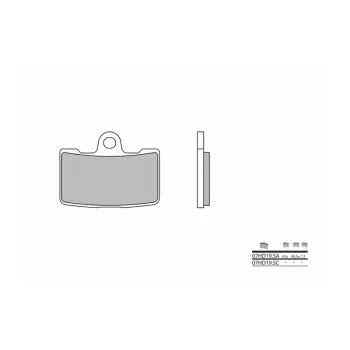 cafe 4 racer - Brake pads for AEON, SYM brand Accossato code AGPA242 - Accossato  Brake pads / shoes 