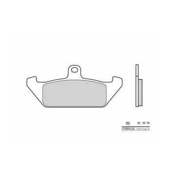BREMB BRAKE PADS 07BB0606 ORGANIC