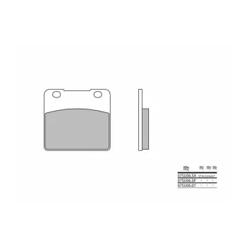 cafe 4 racer - EPFA145HH EBC Extreme Pro Brake pads - EBC Brake pads / shoes 5050953007651