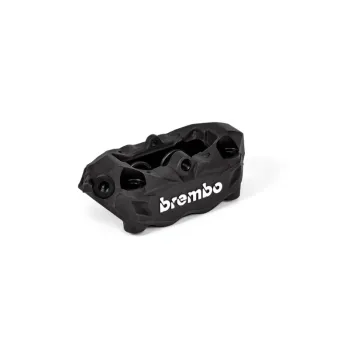 cafe 4 racer - Brembo, 484 zákazkový skrutkový strmeň. Vľavo vpredu. Čierny - Brembo Brzdové čeluste & pumpy 