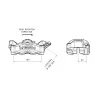 cafe 4 racer - BREMB CALIPER RIGHT STYLEMA BLACK - Brembo Brake calipers & pumps 8020584650219