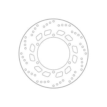 BREMB BRAKE DISC ORO SERIE 68B407D0