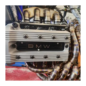 cafe 4 racer - BMW K100 Motor Cylinder Head Spark Plug Cover Trim logo BMW - Cafe4Racer BMW K series Injector Rail & Head spark cover 11121460794