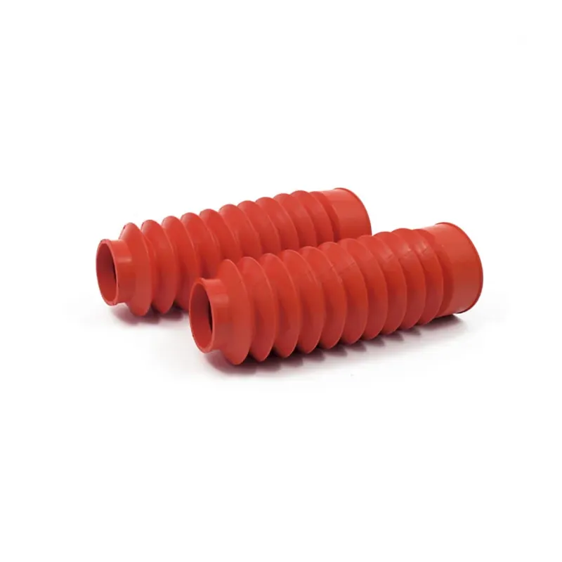 cafe 4 racer - BOBBER BOOTS RED 49MM - MCS Fork Boots 