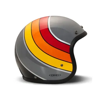 cafe 4 racer - DMD Retro helmet Orange - DMD DMD Vintage open helmet 