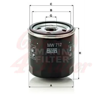 cafe 4 racer - MANN olej. l filter pre BMW MZ/MUZ -  Filtre 