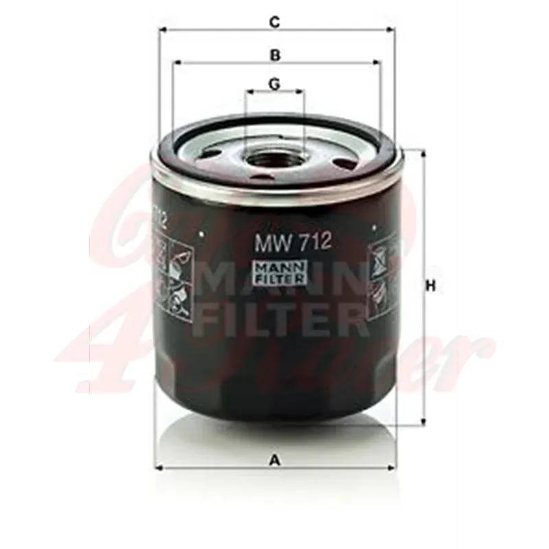 cafe 4 racer - MANN olej. l filter pre BMW MZ/MUZ -  Filtre 