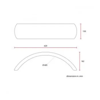 cafe 4 racer - Universal Rear Fender ABS No1 - C-RACER Plastic 