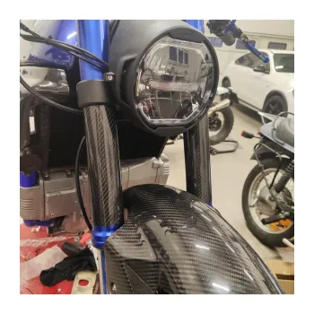 cafe 4 racer - Kryty vidlíc karbón 160mm x 50mm 2ks - Cafe4Racer Manžety na tlmiče 