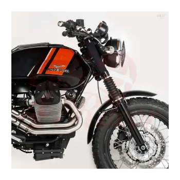 cafe 4 racer - Fork gaiters  MOTO GUZZI  V7 08-15 V7II 15-17 - UNIT GARAGE MOTO GUZZI V7 I 2008-2015 
