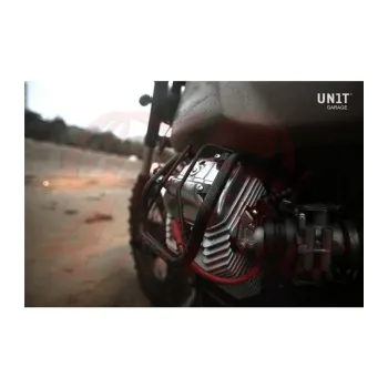 cafe 4 racer - Cylinder head protection tube MOTTO GUZI V7 08-15 - UNIT GARAGE MOTO GUZZI V7 I 2008-2015 