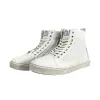 cafe 4 racer - John Doe motocyklové tenisky Neo white/ brown CE appr. - JOHN DOE Boty 
