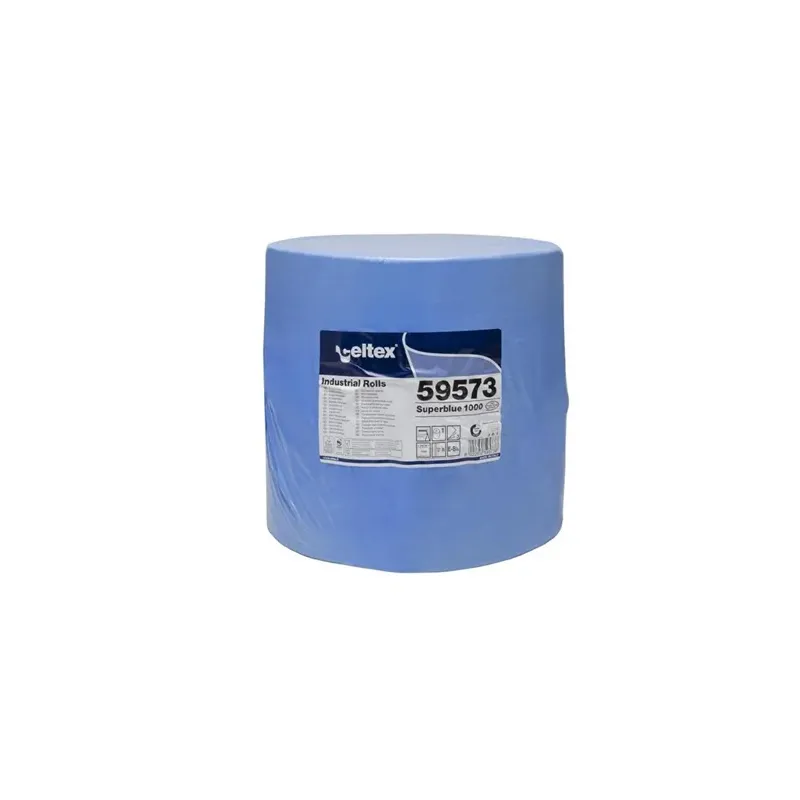 cafe 4 racer - CELTEX SUPER BLUE - Industrial paper roll blue 1000 shreds - Celtex Paper towels in a roll and accessories 
