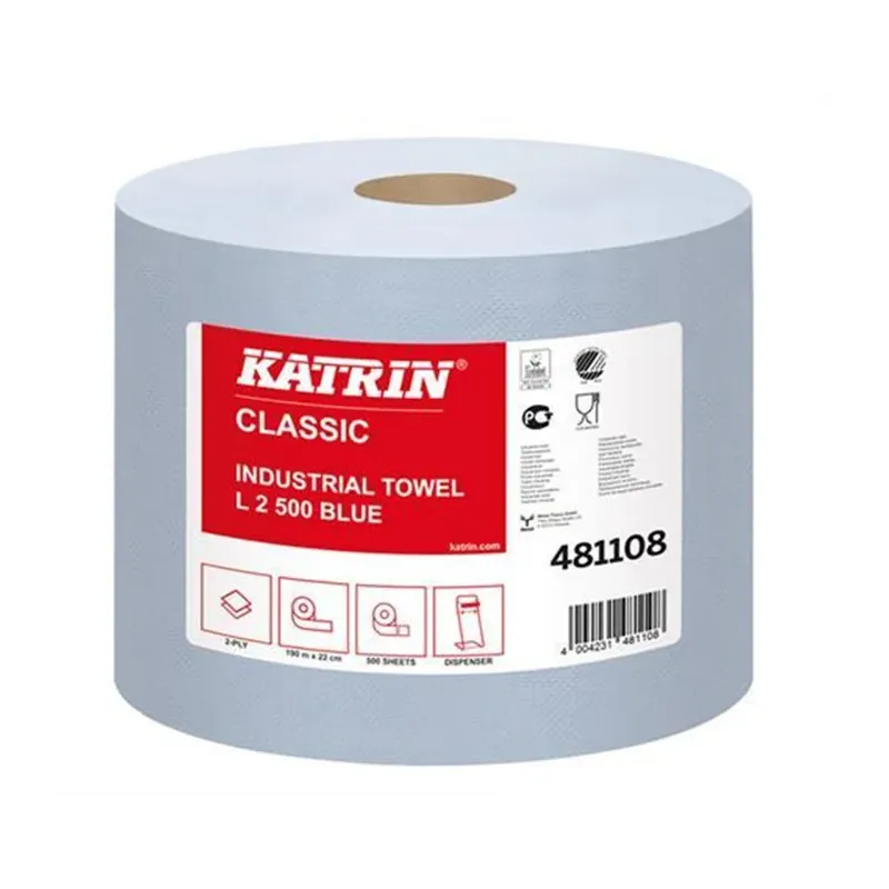 cafe 4 racer - KATRIN CLASSIC - Industrial Paper Roll Blue Laminated 500 shreds - Katrin Paper towels in a roll and accessories 