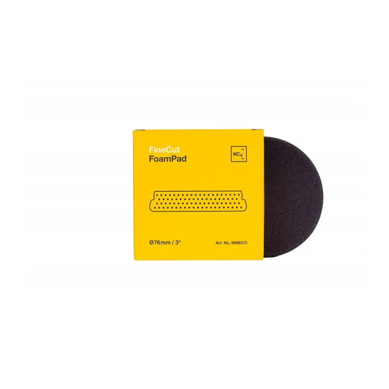 cafe 4 racer - Koch Chemie Fine Cut Foam Pad 76 x 25 mm - Polishing wheel yellow - Koch Chemie Polishing discs 4262380393189