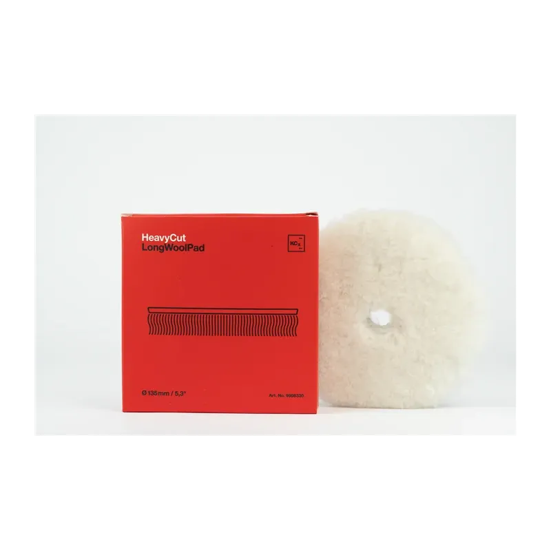 cafe 4 racer - Koch Chemie Heavy Cut Long Wool Pad 135mm - Leštiaci kotúč z jahňacej kože - Koch Chemie Leštiace kotúče 4262380393356