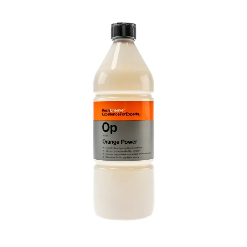 cafe 4 racer - Koch Chemie Orange Power (Op) - Odstraňovač lepidla živice a gumy 1L - Koch Chemie Odstraňovače živice z auta 4260188682542