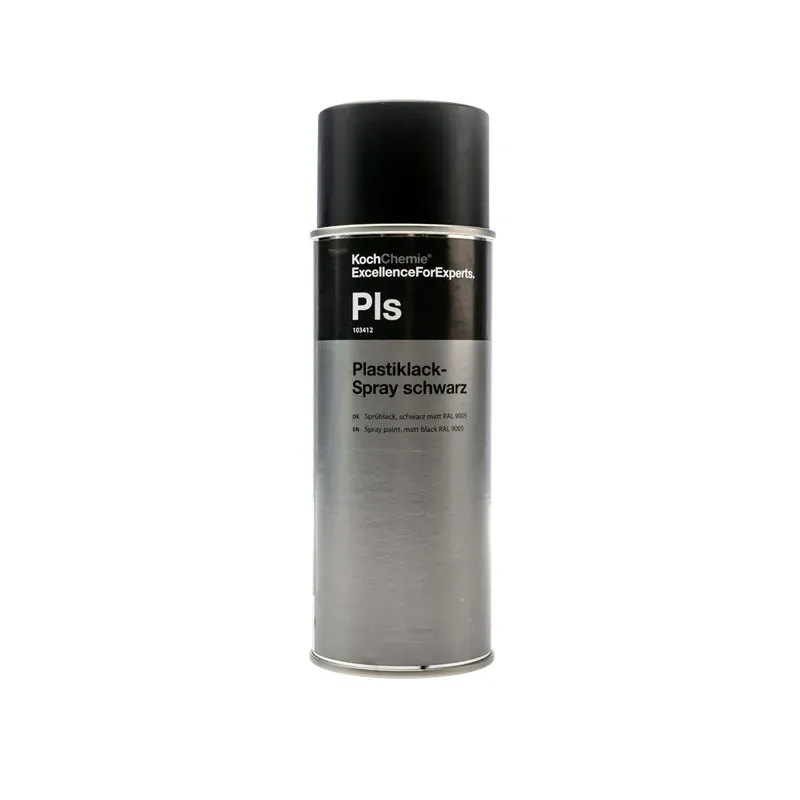 cafe 4 racer - Koch Chemie Plastiklack Spray Schwarz (Pls) - Farba na plasty čierna 400ml - Koch Chemie Oživovače plastov exteriéru 4260188681477