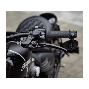 cafe 4 racer - Sada brzdových a spojkových pák PIKE - Triumph - nastavitelná - hliníková slitina černá - Motone Triumph Bonneville 