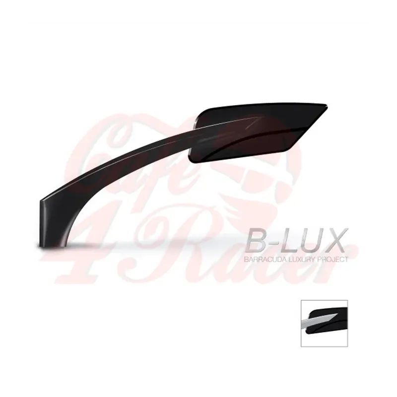 cafe 4 racer -  BARRACUDA E-VERSION B-LUX černá - BARRACUDA Standardní zrcadla 