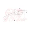 cafe 4 racer -  BARRACUDA  E-VERSION B-LUX black - BARRACUDA Standard mirrors 