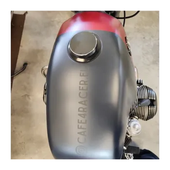 cafe 4 racer - Kufříkové víčko nádrže BMW Airhead - černé - Motone Nádrže a uzávěry 