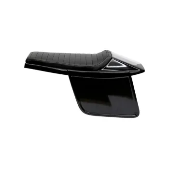 cafe 4 racer - Universal Flat Track seat SCR4.1 with side number plates - Cafe4Racer Partially Upholstered 