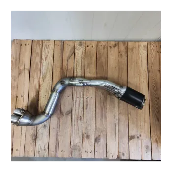 cafe 4 racer - BMW K100 right side pipe + Thunder Slash - Cafe4Racer K100 exhaust parts 