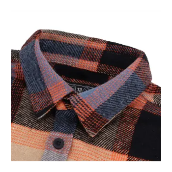 cafe 4 racer - 13 1/2 Ocelový flanel oxblood - 13 1/2 Company Košile 